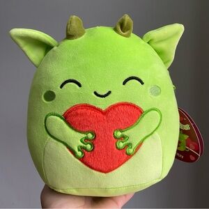 Fitzy the Goblin Holding Heart 8” Valentines Squishmallows 2025
